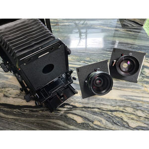 Toyo Field 45AX 4x5 Camera Body Field Camera W/ Wide Angle & 72* Lenses Included